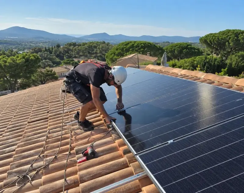 Installateur panneaux solaires Lesgor — pose photovoltaïque sur toiture