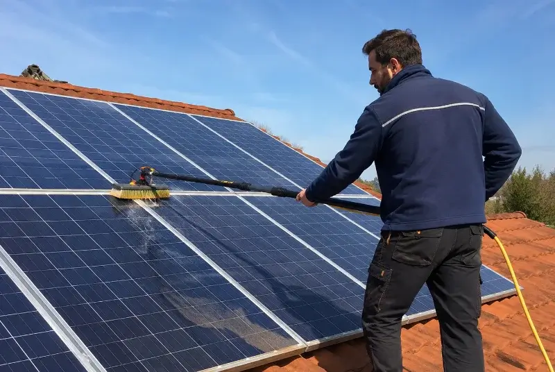Nettoyage et entretien de panneaux solaires à Lesgor